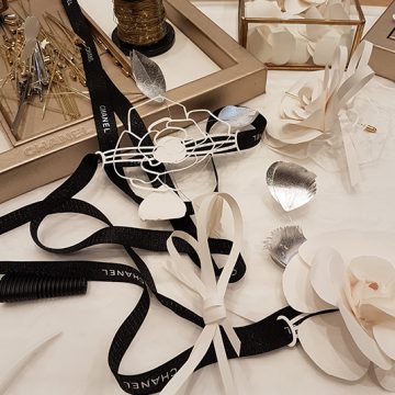 bijoux en papier pour la maison chanel