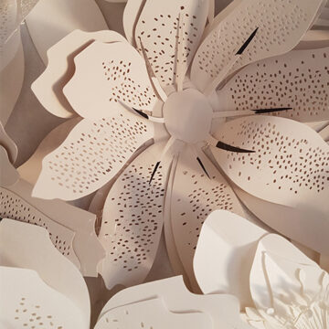 fleurs en papier