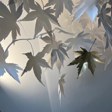jardin japonais en papier par la paper artist marjorie colas